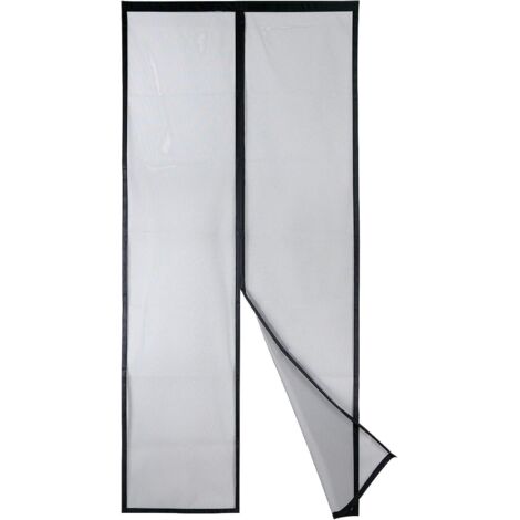 Moustiquaire magnétique pour portes – tissu à mailles haute performance, de haut en bas (1/5)