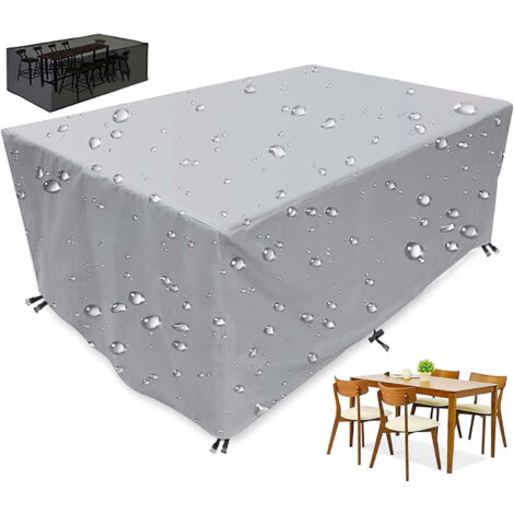Housse de protection imperméable pour mobilier de jardin 210D (1/5)
