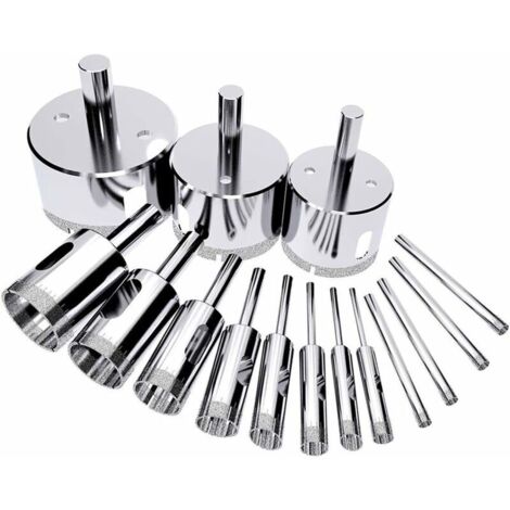 Jeu de 15 forets diamantés, scies cloches (1/5)