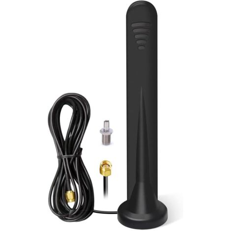 Antenne 4G/5G/LTE, amplificateur de signal pour une utilisation intérieure et extérieure, 15 dBi omnidirectionnelle