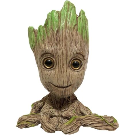 Décoration d'aquarium Groot, pompe à oxygène en résine (1/5)