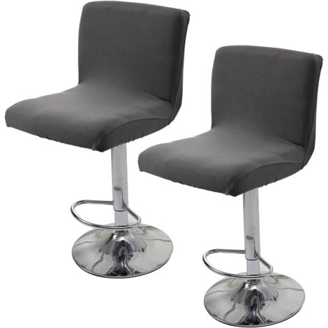 Housse extensible pour tabouret de bar, protection de siège de chaise de salle à manger en 2 pièces, So (1/5)
