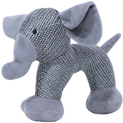 Éléphant, jouet pour chien avec laisse, peluche pour chien, résistant aux morsures, interactif (1/5)