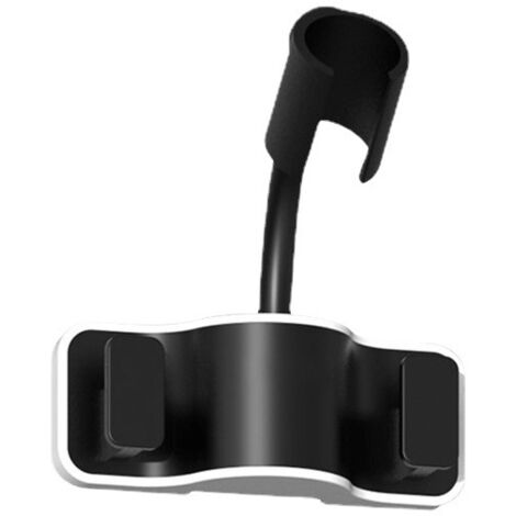 Support de pommeau de douche noir, créatif et réglable à 360° (1 pièce) (1/5)
