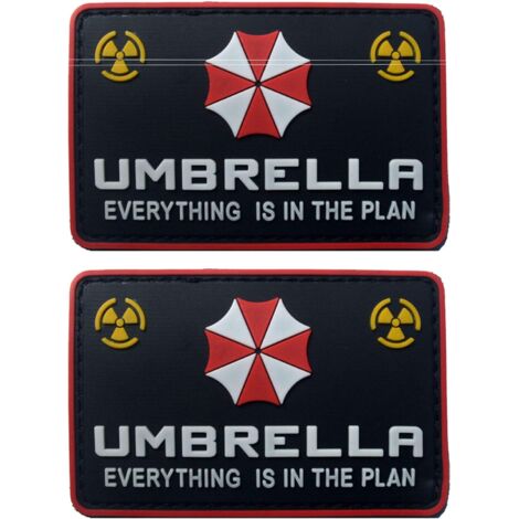 2 écussons PVC Resident Evil Umbrella Corporation (1/5)