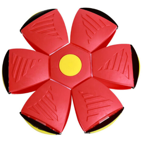 Frisbee rouge pour animaux de compagnie, jouet pour chien, jouet pour chien, jouet pour chien, frisbee (1/5)