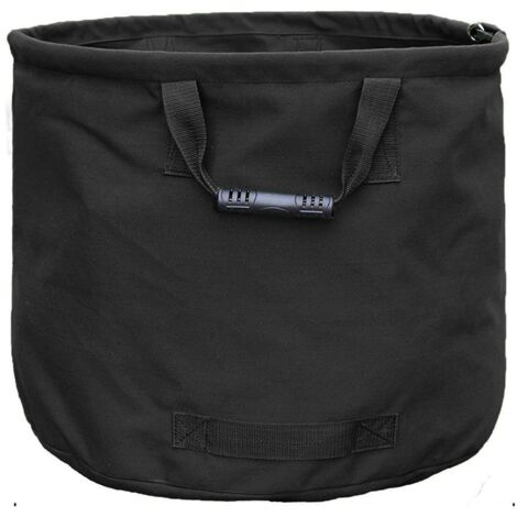 Sac de jardin noir ultra-résistant de 125 litres avec poignées de transport, Green Leaf Co. (1/5)