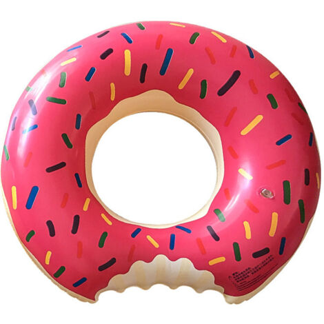 Bouée de piscine en forme de donut avec paillettes, 60 cm (1 pièce), bouée amusante (1/4)