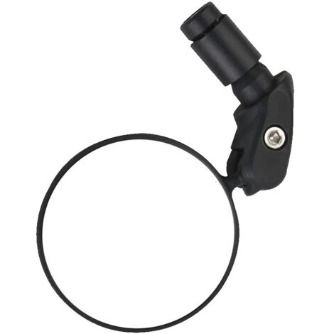 Rétroviseur d'extrémité de guidon pour vélo, lentille en acier inoxydable, sécurité
