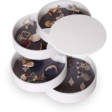 Organisateur de bijoux, petit organisateur de bijoux pour femmes, porte-boucles d'oreilles (1/5)