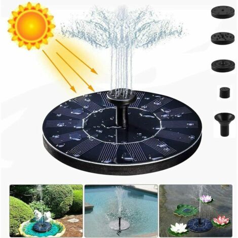 Pompe solaire pour puits, 1,4 W, 150 l/h, pompe à eau solaire (max. 70 cm) + (1/5)