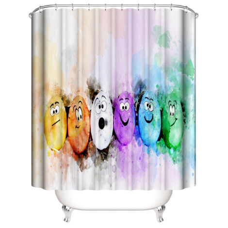 Rideau de Douche de Pâques 150180 cm, Rideau de douche de Oeuf (1/4)