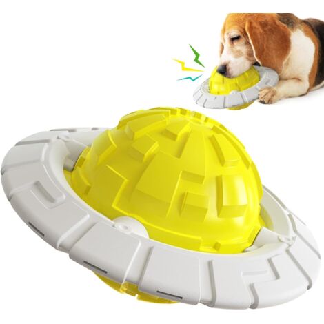 Jouet à mâcher jaune pour chien, jouet d'entraînement (1/5)