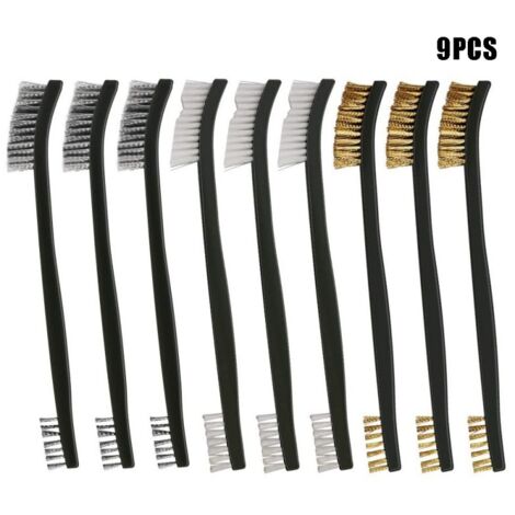 Mini brosses métalliques pour le nettoyage des scories de soudure, de la rouille et de la poussière, qui (1/5)