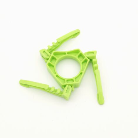Support pour bouteille de gaz en ABS vert, support antidérapant pour réchaud à gaz, pliable (1/5)