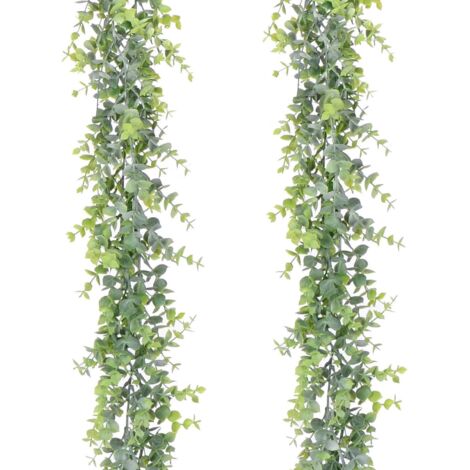guirlandes d'eucalyptus artificielles fabriquées à partir de feuilles d'eucalyptus (1/5)