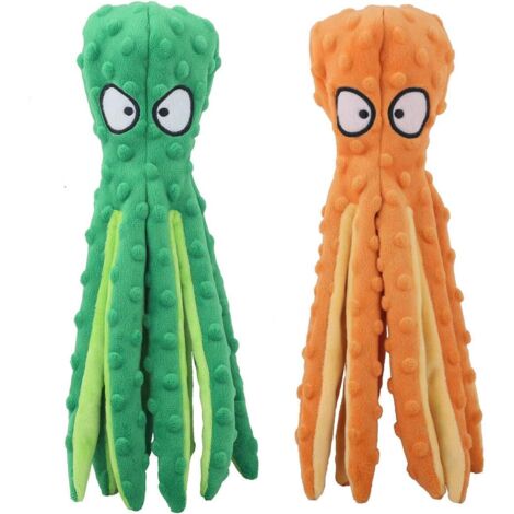 Jouets en forme de pieuvre qui couinent pour chiens, peluches pour chiots et chiens (1/5)