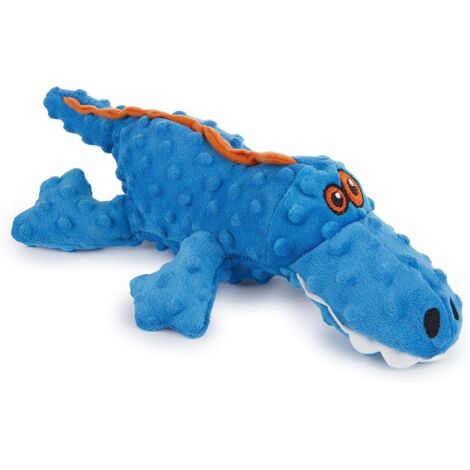 Peluche crocodile bleue de 37 x 17 cm avec effets sonores (1/5)