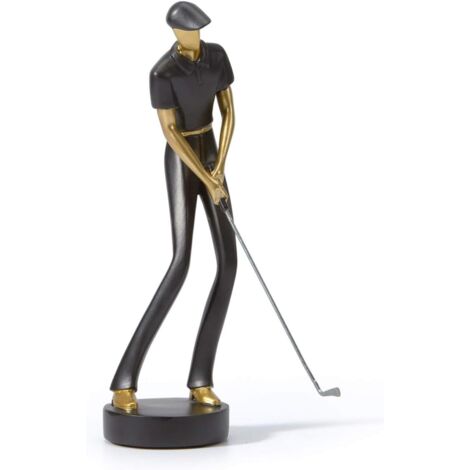 Statue de golfeur Amoy-Art, sculpture de golf, décoration moderne (1/5)