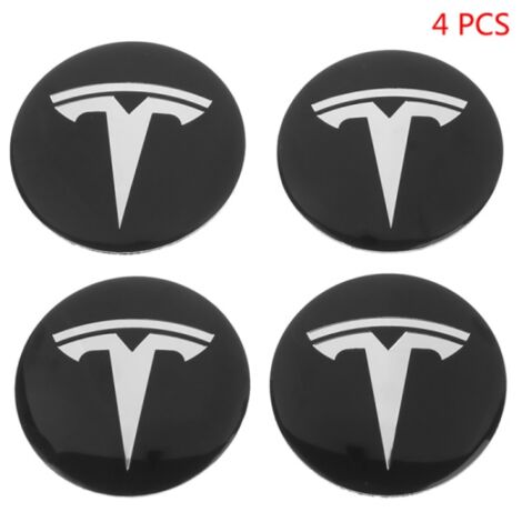 Kit de 4 enjoliveurs centraux de roue pour Tesla Model 3 Y et Tesla Accesso S