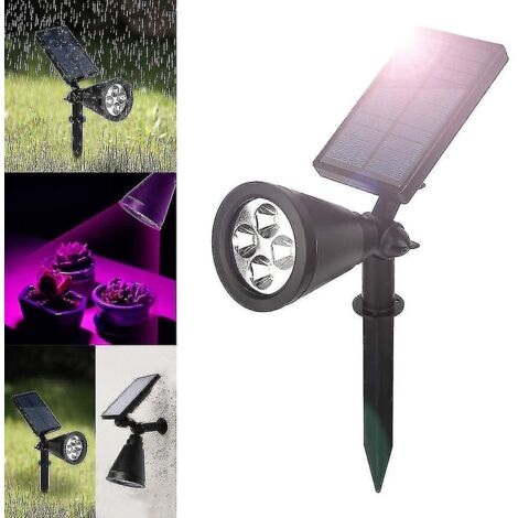 Lampe solaire pour plantes avec prise et lampe de croissance LED + 4 LED (1/3)