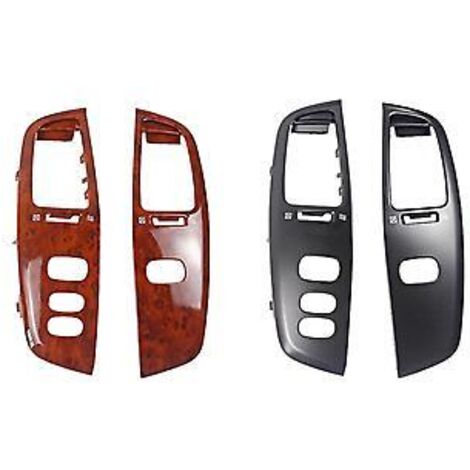 Grille d'aération de console de commande de voiture compatible avec 100 1997-2007 (marron)