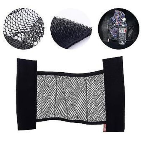 Sac de rangement en filet élastique pour coffre de voiture, avec sangles de fixation adhésives, accessoire auto. (1/5)