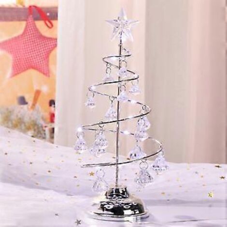 Guirlande lumineuse décorative LED en métal avec boule étoilée, décoration de table de Noël avec guirlande lumineuse LED, décoration de Noël pour la maison et la chambre. (1/5)