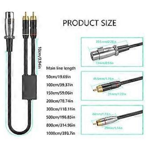 50 ensembles prise Servo mâle femelle connecteur Kit de broches à
