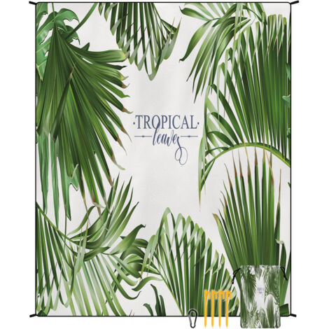 Tapis de plage en microfibre style bohème, séchage rapide, déperlant et résistant à l'humidité, idéal pour les pique-niques et le camping. Tapis de plage 13 (1/4)