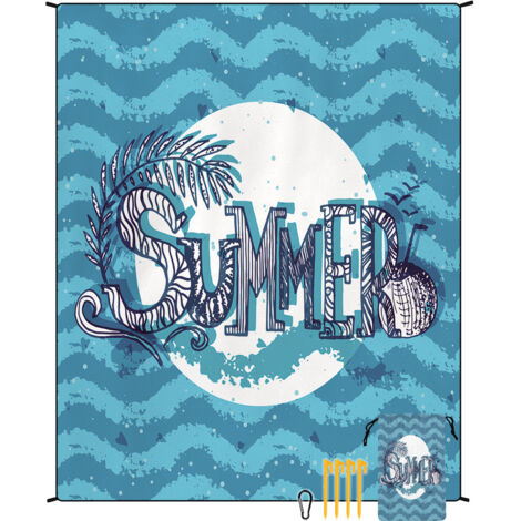 Tapis de plage en microfibre style bohème, séchage rapide, résistant à l'eau et à l'humidité, idéal pour les pique-niques et le camping. Tapis de plage 20 (1/4)