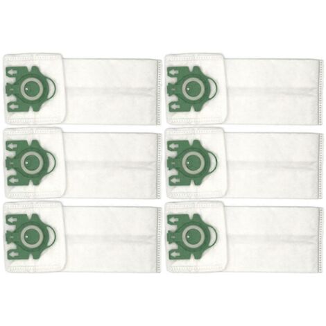 Lot de 6 sacs aspirateurs de type U compatibles avec les aspirateurs verticaux Miele S7000-S7999 et Dynamic U1 Series AirClean. (1/5)