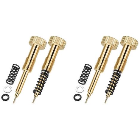 Kit de réparation de carburateurs 2X Pro, kit de vis de réglage du mélange air/carburant, pour carburateurs Keihin CV CVK, Big Twin 1990-1999, Twin Cam 1999-2006 (1/4)