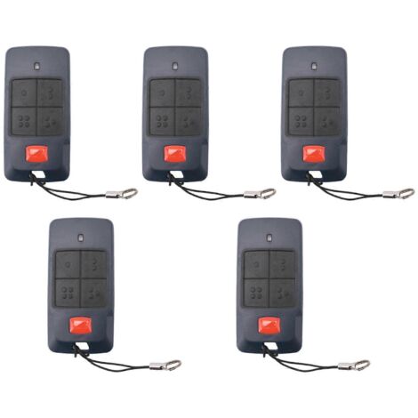 Lot de 5 télécommandes pour ouvre-portail de garage BFT COOL C2, C4, B RCB 2/4, émetteur portatif à code tournant 433,92 MHz (1/5)