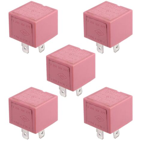 Relais automobile 4 broches 20240041 (lot de 5) pour Renault Clio, Trafic, Megane, Vivaro et Nissan (référence 8200308271). Accessoires automobiles.