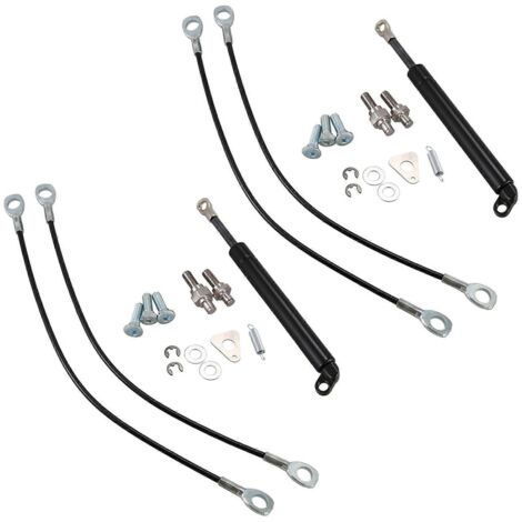 vérins de hayon arrière pour Isuzu D-Max 2012+ et 2015+, en acier inoxydable, à gaz, pour un ralentissement facile. (1/4)
