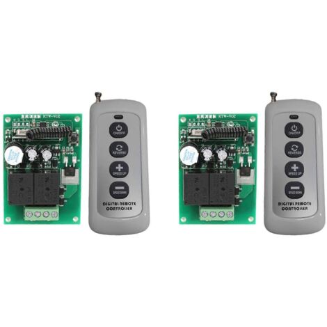 Kit de 2 contrôleurs de moteur DC12V avec télécommande pour table à manger électrique rotative et régulateur de vitesse (1/5)