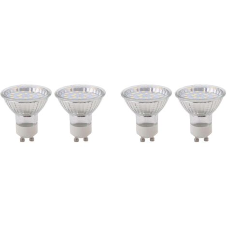 Lot de 4 ampoules LED GU10 pour hotte aspirante, ampoules LED pour appareils de cuisson, ampoules halogènes de remplacement pour éclairage de cuisine 3000K (1/5)