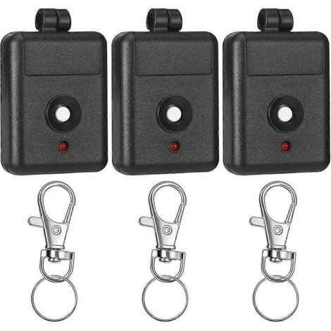 Lot de 3 télécommandes porte-clés 1 canal pour porte de garage Linear DNT00026, Delta-3 310 MHz 12 V, ouvre-porte de garage miniature (1/5)