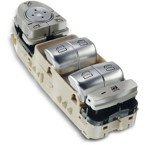 Interrupteur principal de lève-vitre électrique avant gauche pour Mercedes-Benz C300 GLC300 GLC43 C43 C63 W205 S205 C253 2015-2018 A2059056811 (1/5)