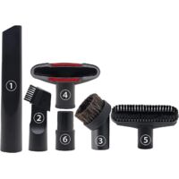 Ensemble de 6 accessoires pour aspirateur, adapté aux aspirateurs de 32 mm et 35 mm de diamètre.