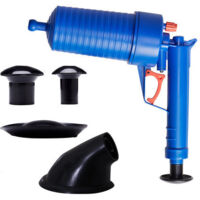 Conduite d'air comprimé avec adaptateur spécial pour toilettes, nettoyant pour toilettes,