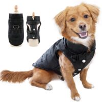 Manteaux d'hiver pour chiens, imperméables et chauds, avec ouverture pour harnais, manteau pour chiot