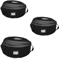 Lot de 3 sacs de rangement pour tuyaux de camping-car avec carte personnalisable, sac de rangement pour tuyaux de camping-car