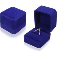 Piece Boîte à Bijoux en Velours, Boîte à Bagues, Boîte à Boucle