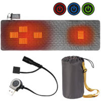 Tapis de sol chauffant USB, isolation, camping en plein air, tapis de sol chauffant