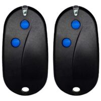 Lot de 2 télécommandes de porte de garage pour SEAV BE-HAPPY-RS2 RS1 RS3 BE-SMART-RS2 RS1 RS3, émetteur 433,92 MHz à code tournant