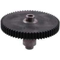 Engrenage d'extrudeuse Artillery Sidewinder X1 à 66 dents en acier inoxydable et plastique pour engrenage d'alimentation d'extrudeuse aérodynamique