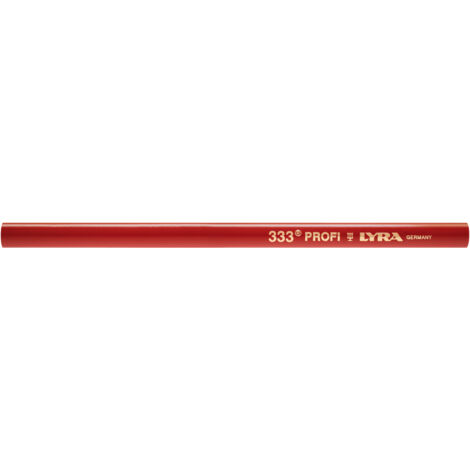 Crayon de charpentier ovale 30cm PROFI – Mine résistante au bris – Facile à tailler avec taille-crayon Lyra