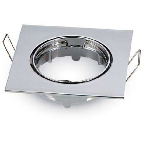 SPOT ENCASTRÉ CARRÉ ORIENTABLE Couleur Chrome
